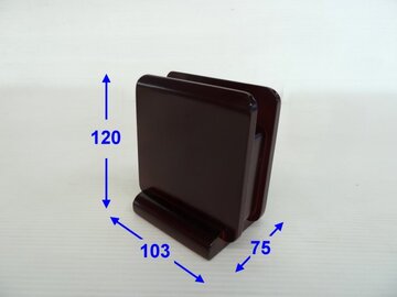 新品　木製ナフキン立(ブラウン) イメージ2