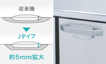 インバーター制御搭載 テーブル形冷蔵庫 RT-120SDJ-ML イメージ2