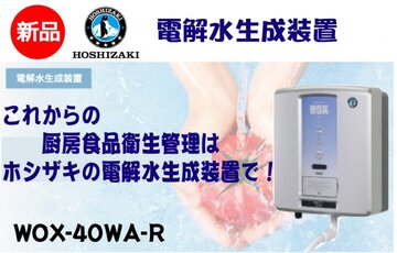 新品 ホシザキ 電解水生成装置 WOX-40WA-R イメージ1