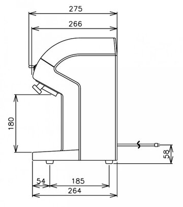 新品 かき氷機 HC-18C 製氷機のキューブ氷で簡単&お手軽にかき氷やフラッペ作りをお手伝いします。 イメージ2