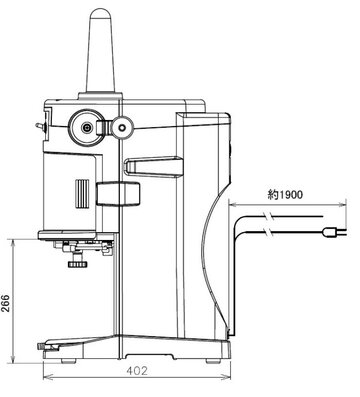 初雪　電動かき氷機　HB-320A イメージ4