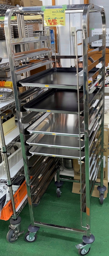 未使用 ステンレス製ラック15段 イメージ1