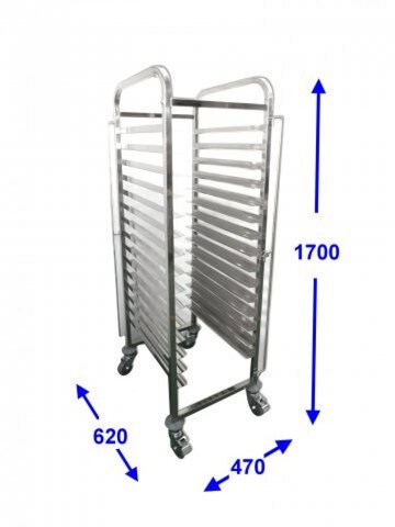 未使用 ステンレス製ラック15段 イメージ2
