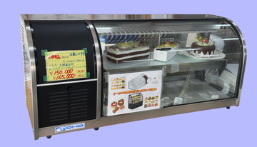 未使用卓上型冷蔵ショーケース OHLM-1200LーB イメージ1