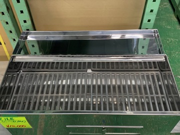 新品､やきとり焼き台(ステンレス製)　炭使用品 イメージ4