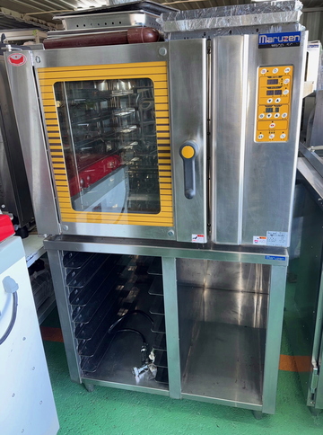 中古良品 ベーカリーコンベクションオーブンMBCO-5C-Y　架台付