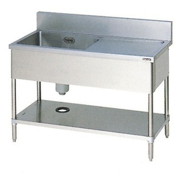 新品一槽水切付シンク　BSM1-156R